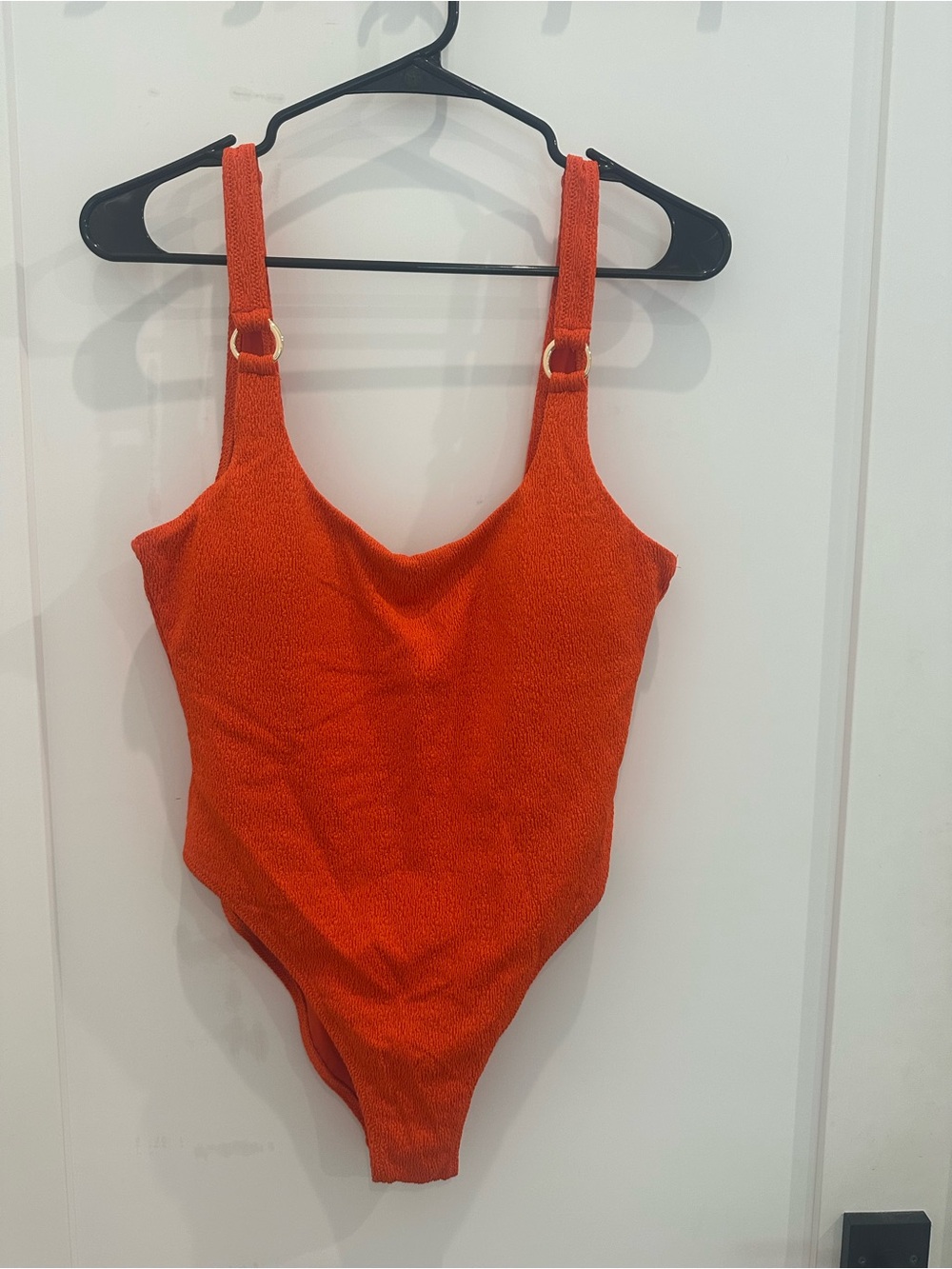 Rebecca Minkoff One-Piece Swimsuit with Ring-Detail Straps